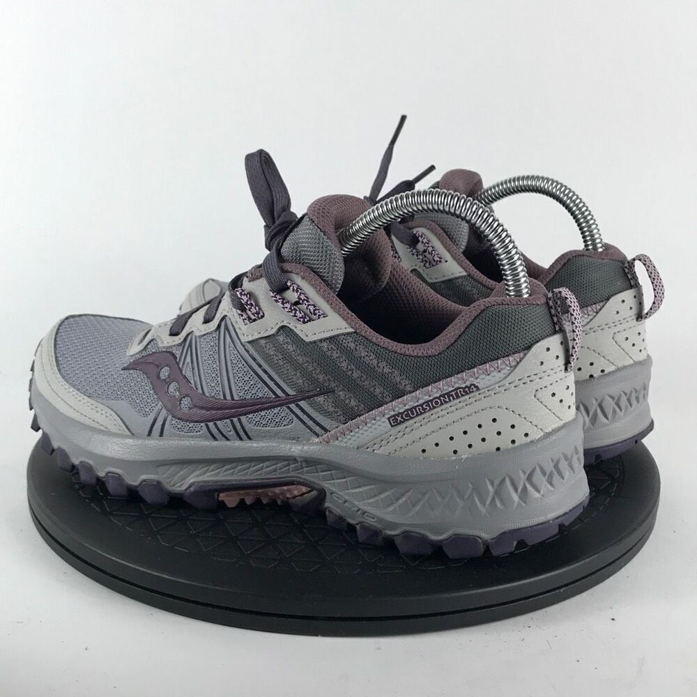 Saucony Excursion TR14 Gray Trail Running Shoes S10584-16 Women’s Size 8.5 - Picture 7 of 12